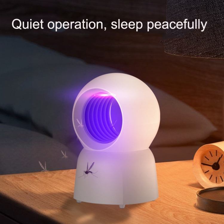 USB Mosquito Household Bedroom LED Mute Insect Lamp(White)