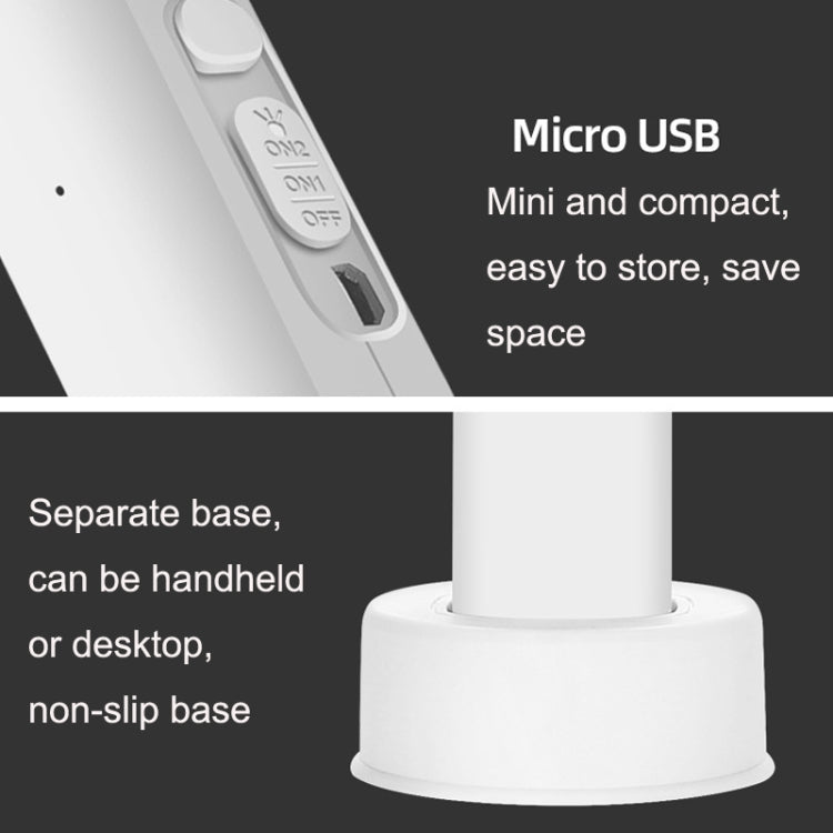 2 In 1 Mini Mosquito Power Mosquito Dormitory Desktop Storm(White)