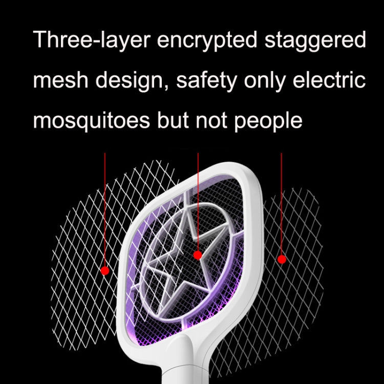 2 In 1 Mini Mosquito Power Mosquito Dormitory Desktop Storm(White)