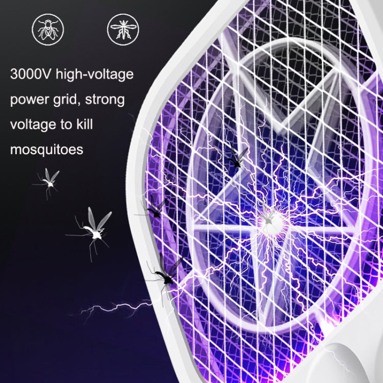 2 In 1 Mini Mosquito Power Mosquito Dormitory Desktop Storm(White)