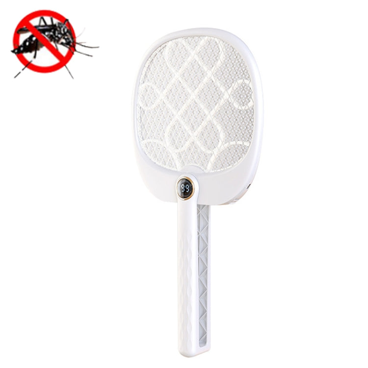 Dp-3 Folding Mosquito Bat Household Shock Physiothery Mosquito Lamp(White)