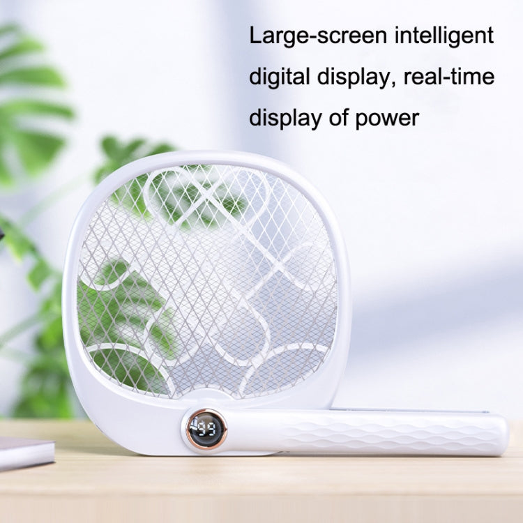 Dp-3 Folding Mosquito Bat Household Shock Physiothery Mosquito Lamp(White)