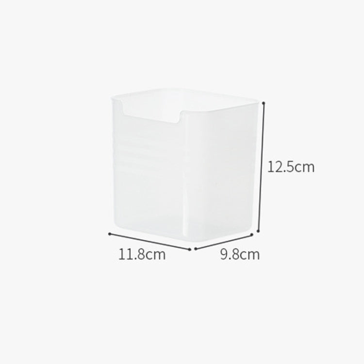 3 PCS Refrigerator Side Door Storage Box Food Classification Fresh-keeping Box(Matte Transparent)