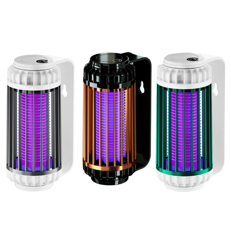 USB Mosquito Killer Lamp Home Outdoor Dormitory Silent Mosquito Killer, Style: Charging Version(Ink Green)