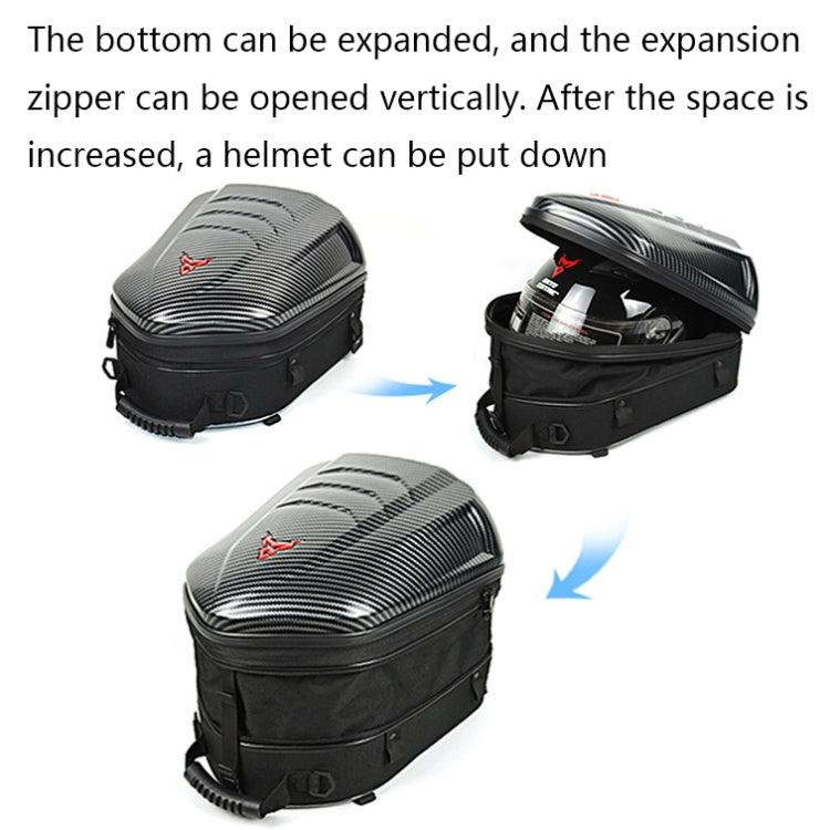 MOTOCENTRIC 11-MC-0113 Outdoor Riding Motorcycle Rear Seat Bag