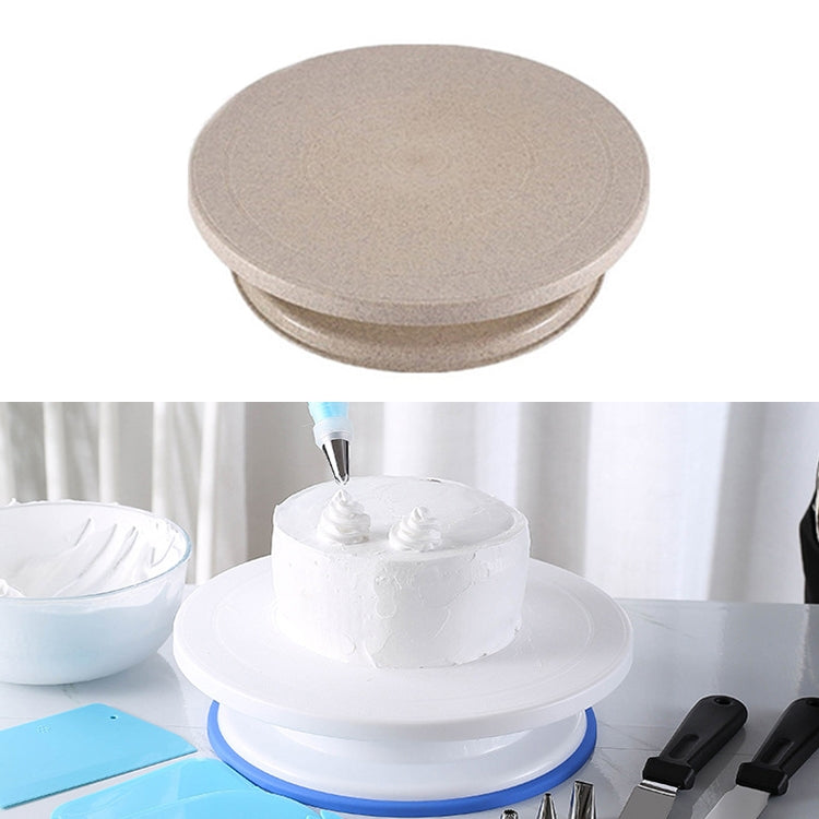 Home Piping Table Cake Turntable, Specification: Wheat