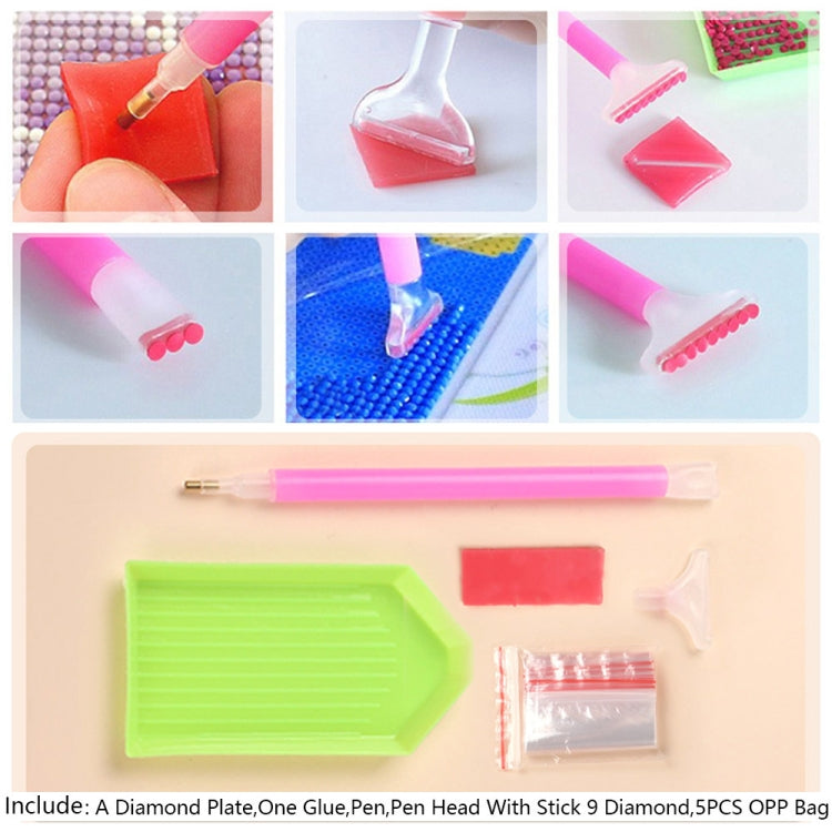 24 In 1 Diamond Drawing Tool Set Double-ended Diamond Drawing Pen Storage Box Kit