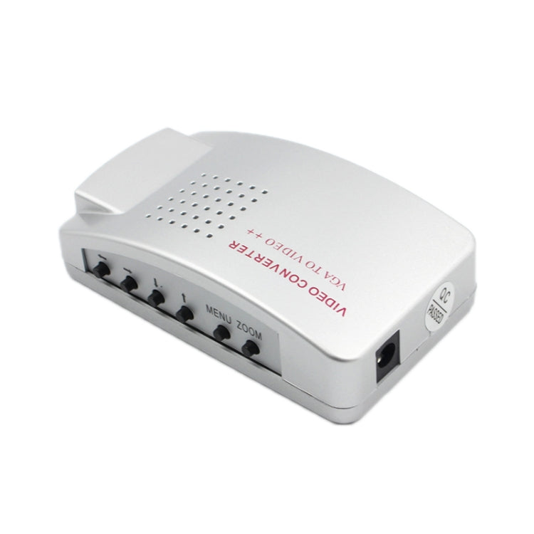 PC to TV/ VGA to AV Video Converter(White)