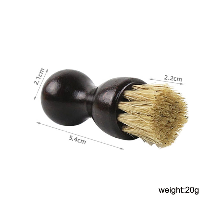 5 Pairs Hutcar Gourd Beech Pig Brush Oil Polished To Gray Multi-Function Brush