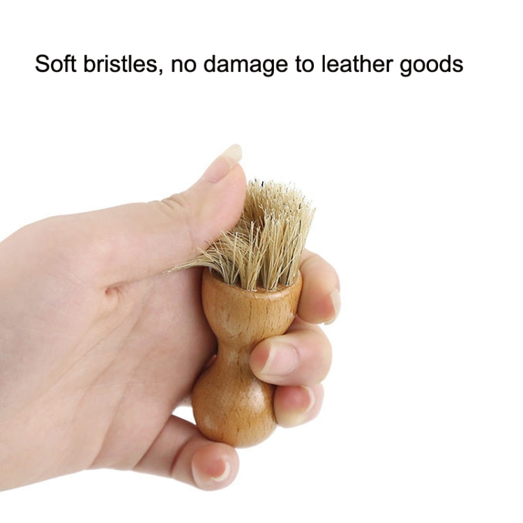 5 Pairs Hutcar Gourd Beech Pig Brush Oil Polished To Gray Multi-Function Brush