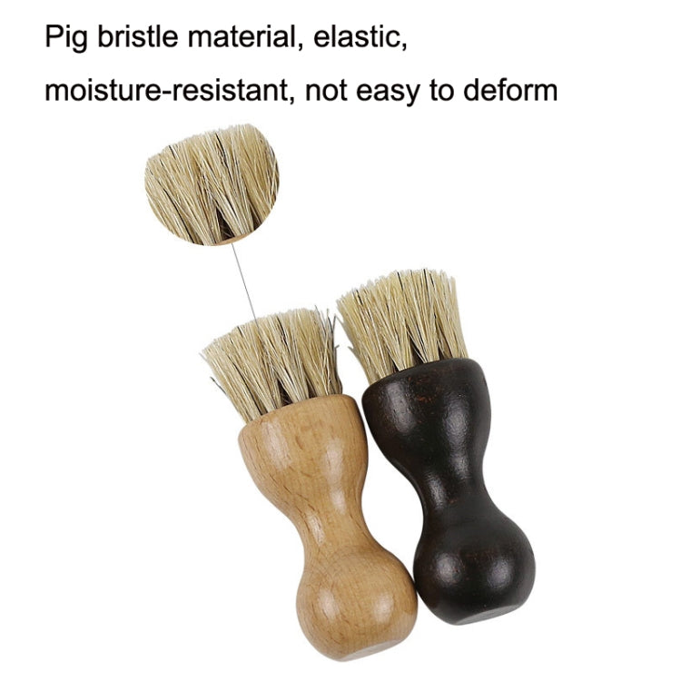 5 Pairs Hutcar Gourd Beech Pig Brush Oil Polished To Gray Multi-Function Brush