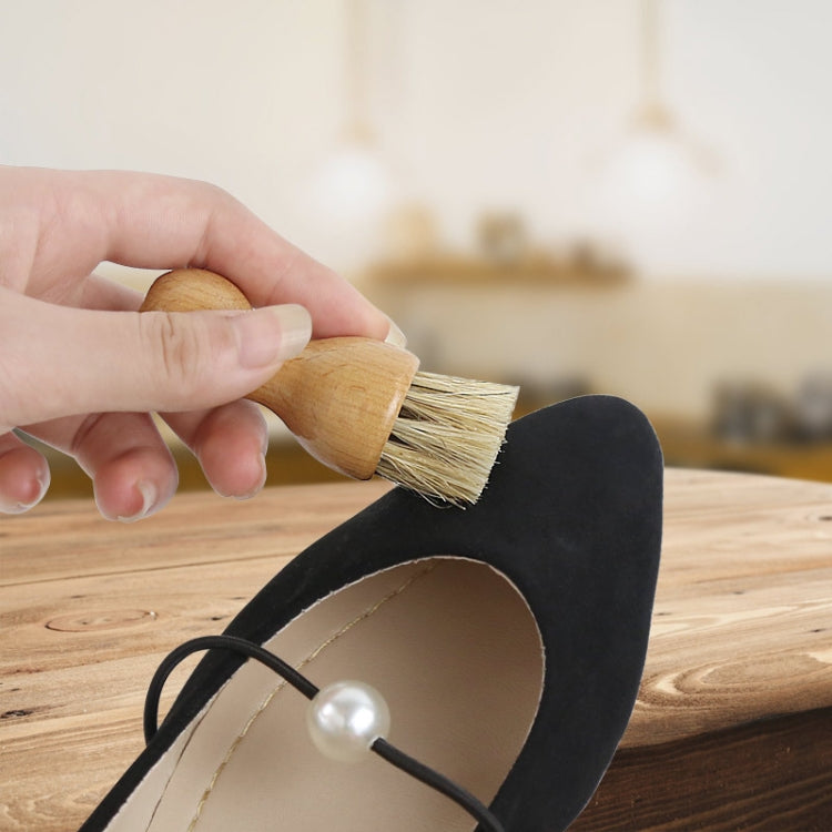 5 Pairs Hutcar Gourd Beech Pig Brush Oil Polished To Gray Multi-Function Brush