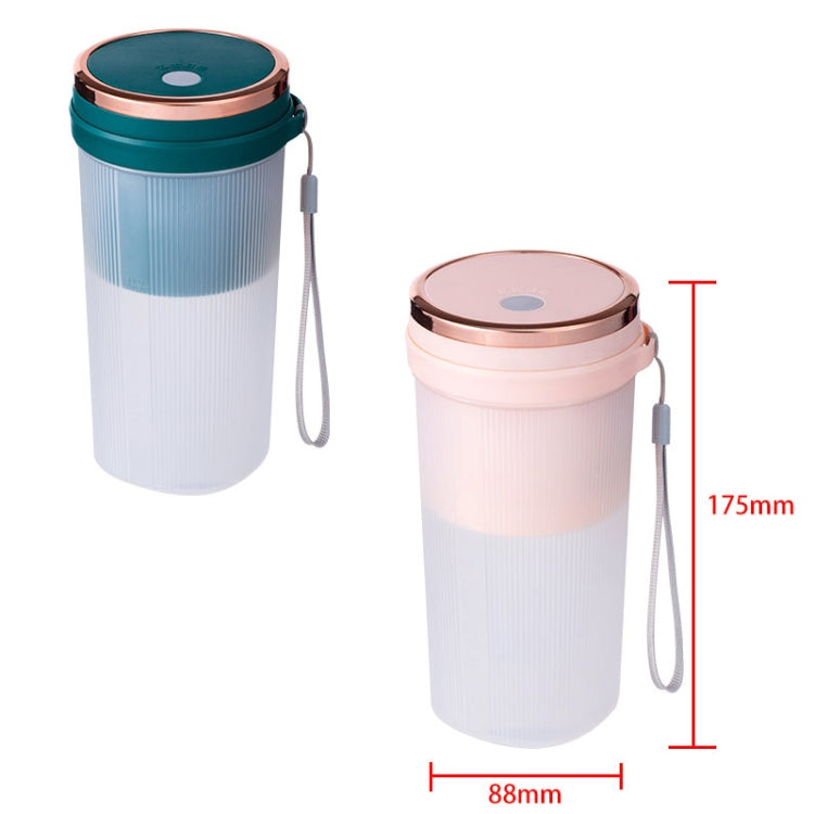 Home Small USB Juicer Portable Mini Handheld Juice Cup(Blue)