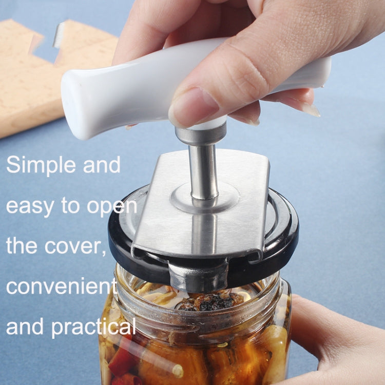 2 PCS Saving Rotary Open Canister Multi-Purpose Stainless Steel Bottle Opener