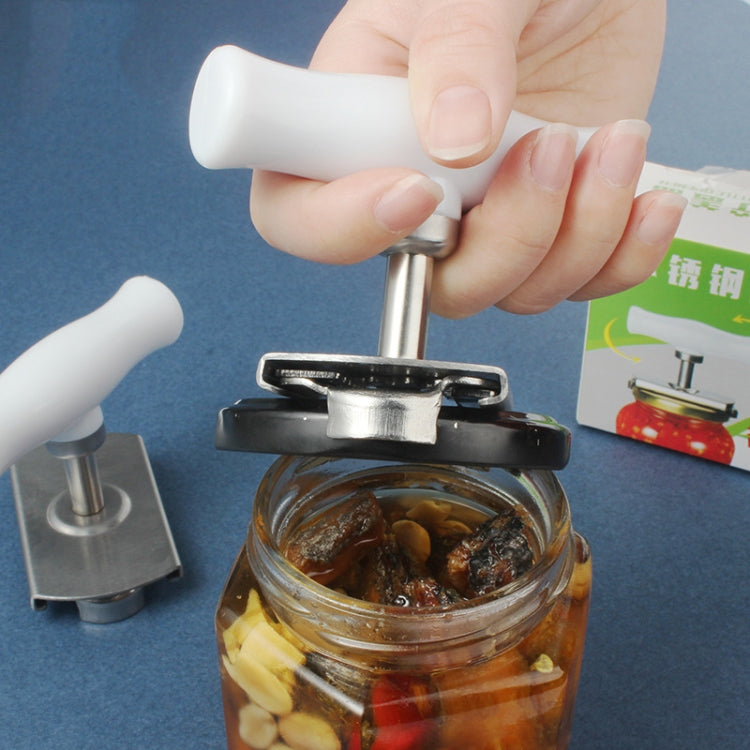 2 PCS Saving Rotary Open Canister Multi-Purpose Stainless Steel Bottle Opener