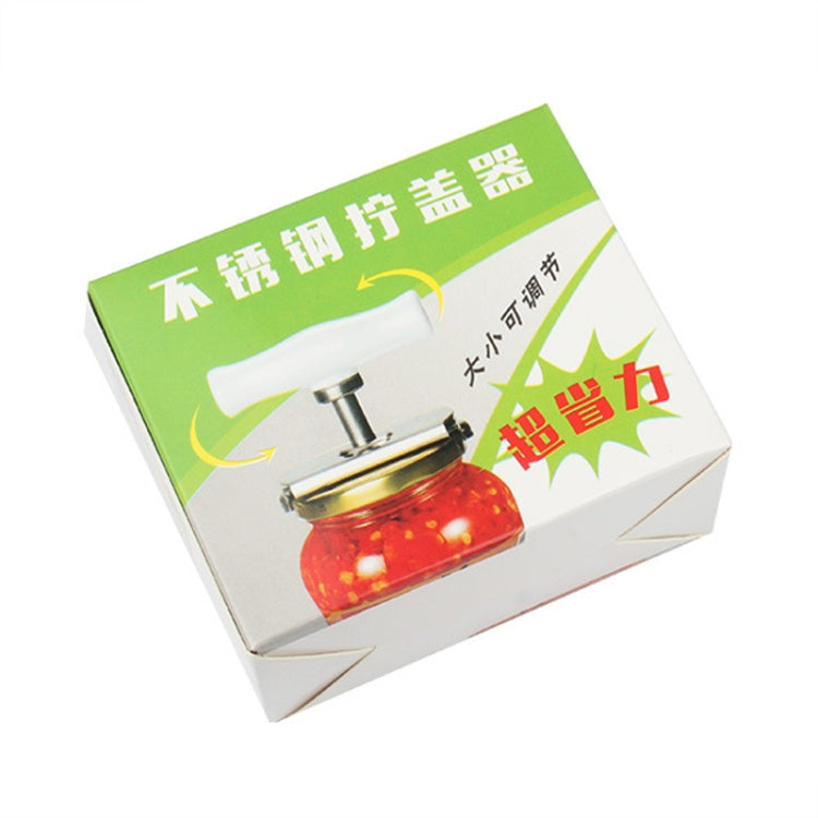 2 PCS Saving Rotary Open Canister Multi-Purpose Stainless Steel Bottle Opener
