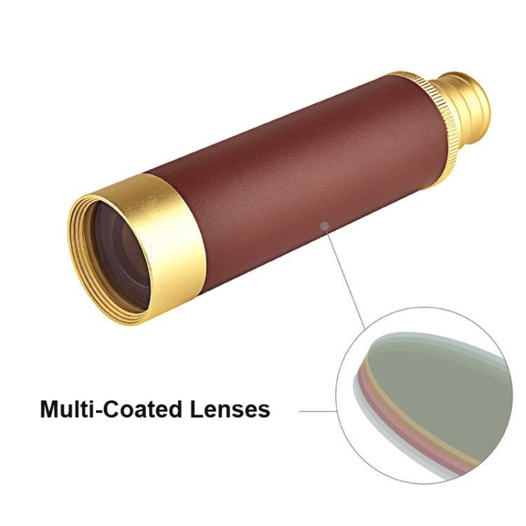 25x32 Pirate High Power Monocular Pocket Telescope,Style: With Tripod and Bracket