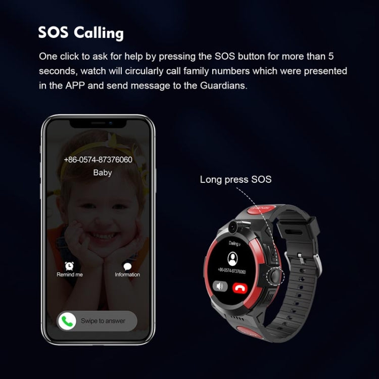 LT32 European Edition 4G Waterproof Touch Video Photograph GPS Children Phone Smart Watch