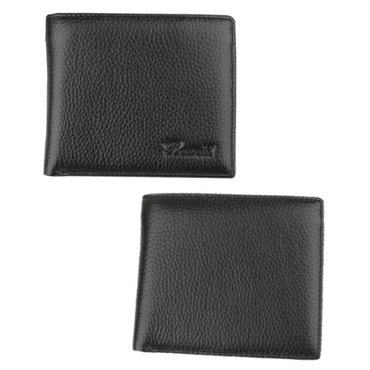965004 RFID Anti-theft First Layer Cowhide Coin Purse Men Wallet