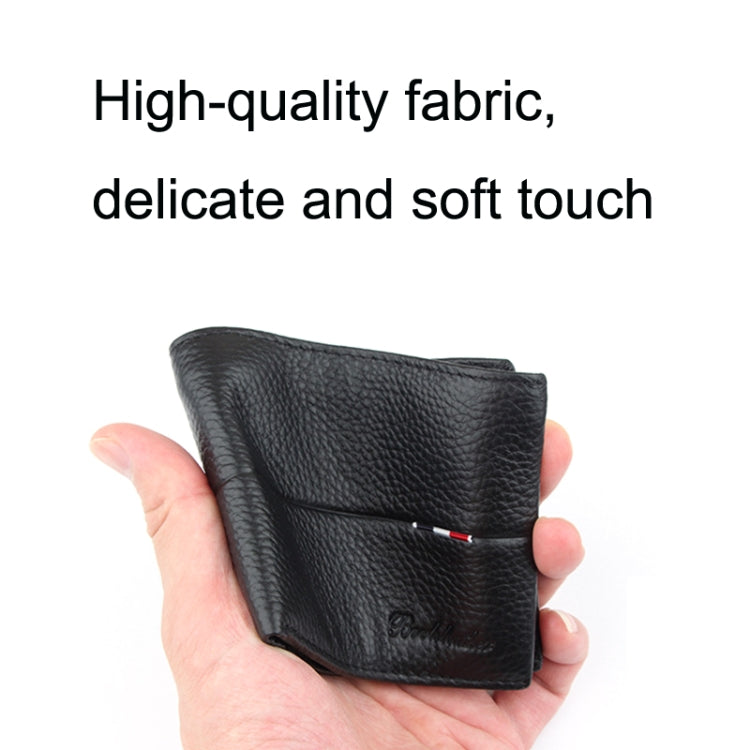Baweisi A-6513-1 Men Casual Short RFID Wallet Multifunctional Card Holder