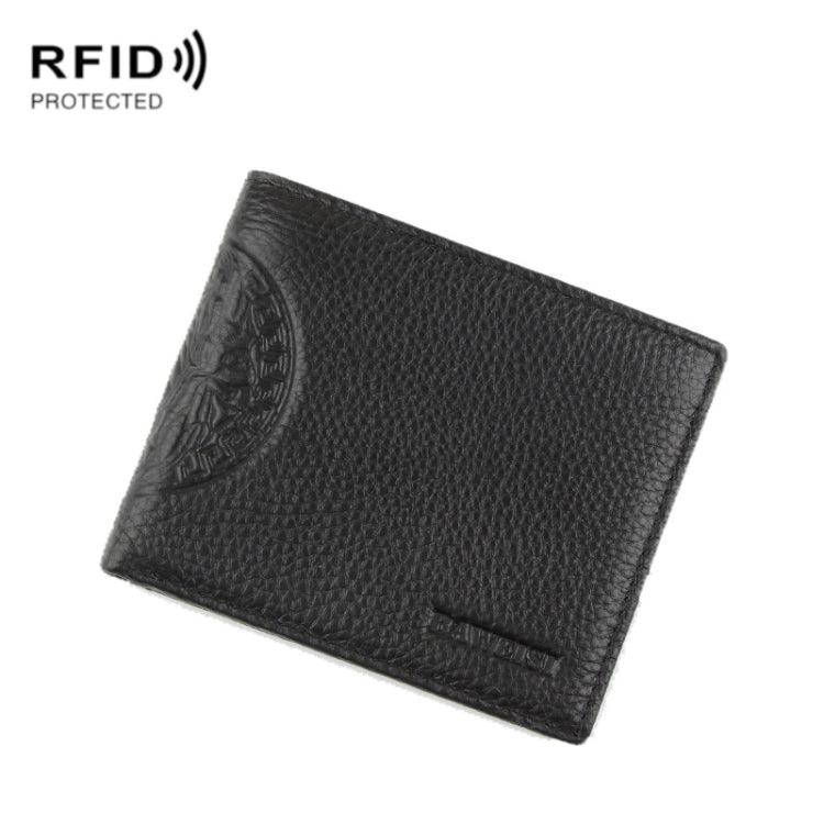 Baweisi A-6559-1 Men Casual Short RFID Wallet Multifunctional Card Holder