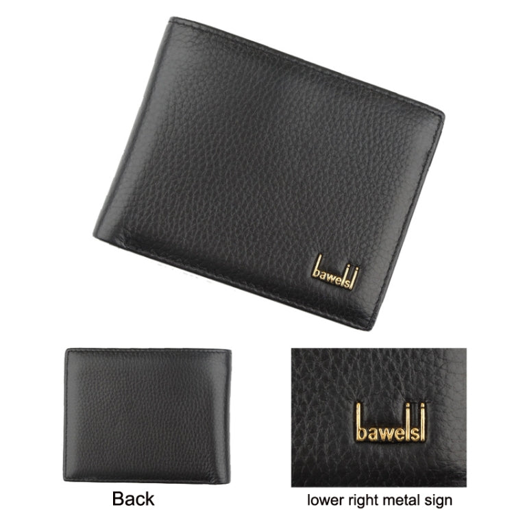 Baweisi A-6509-1 Men Casual Short RFID Wallet Multifunctional Card Holder
