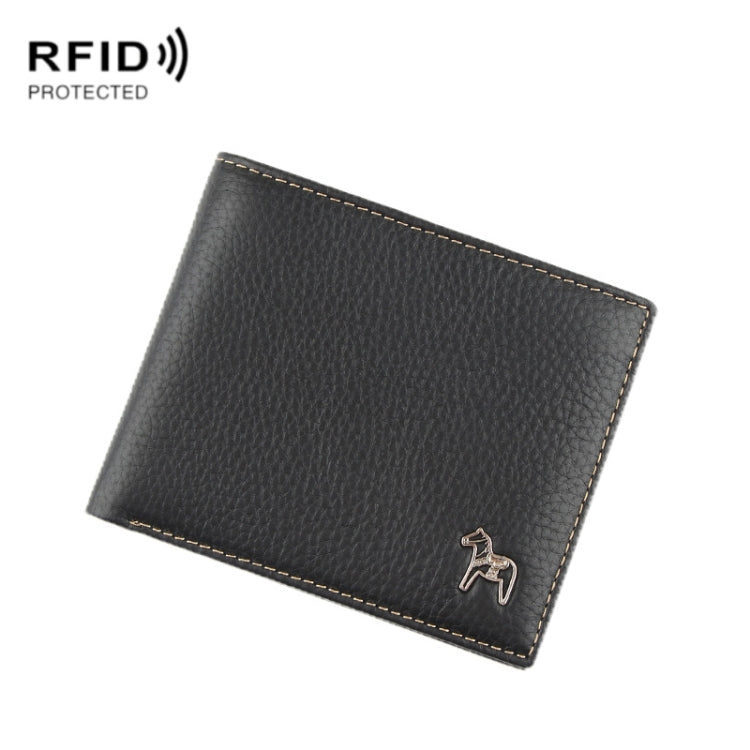 Baweisi A-6511-1 Men Casual Short RFID Wallet Multifunctional Card Holder