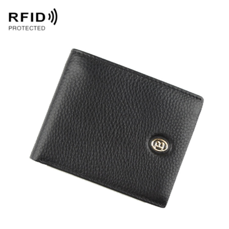 Baweisi A-6525-1 Men Casual Short RFID Wallet Multifunctional Card Holder