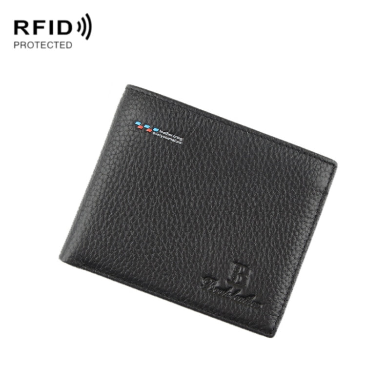 Baweisi A-65105-1 Men Casual Short RFID Wallet Multifunctional Card Holder
