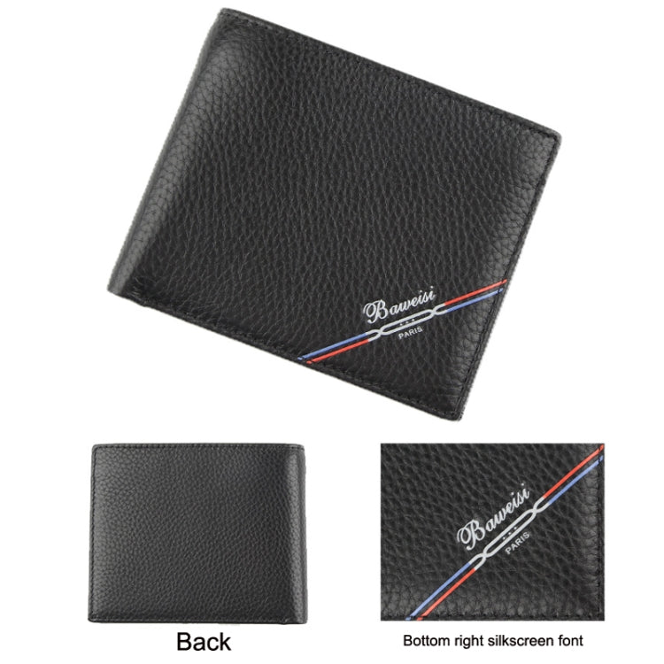 Baweisi A-65106-1 Men Casual Short RFID Wallet Multifunctional Card Holder