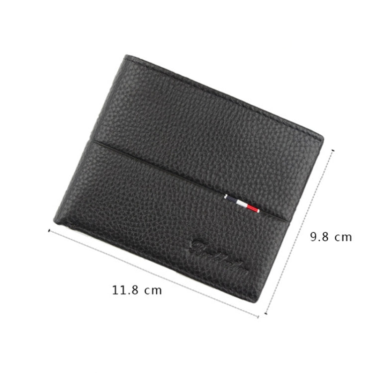 Baweisi A-65106-1 Men Casual Short RFID Wallet Multifunctional Card Holder