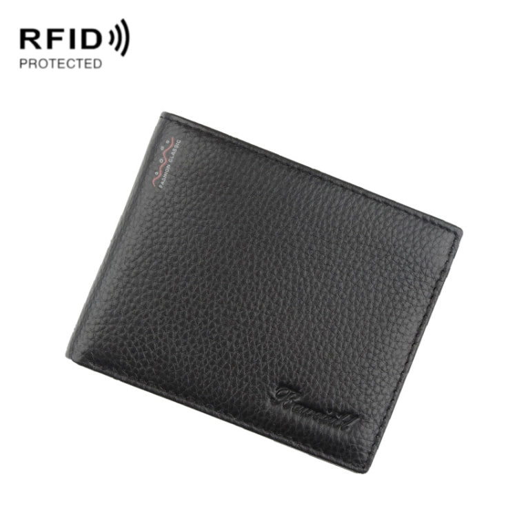 Baweisi A-6524-1 Men Casual Short RFID Wallet Multifunctional Card Holder