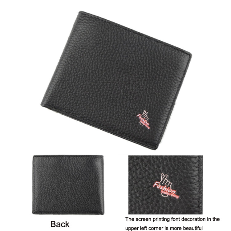 Baweisi A-6524-1 Men Casual Short RFID Wallet Multifunctional Card Holder