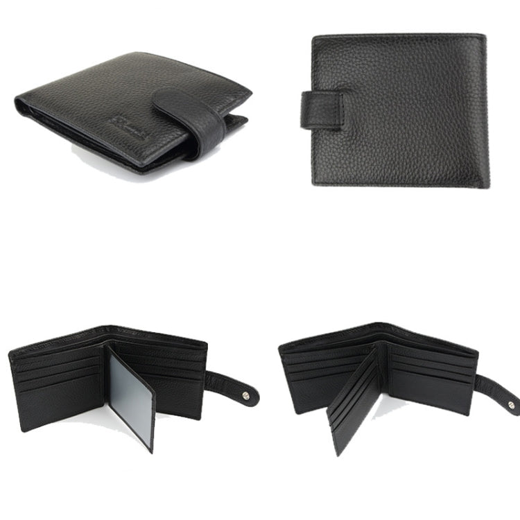 965020 Anti-Magnetic Anti-Theft RFID Short Business Men Wallet