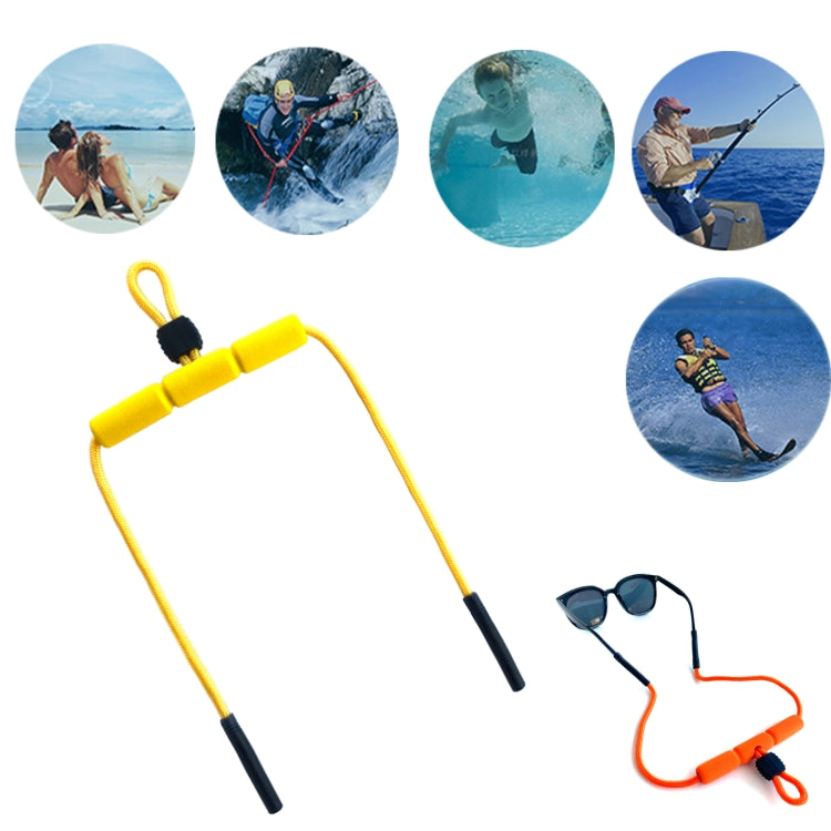 2 PCS Beach Snorkeling Floating Anti-drop Sports EVA Tube Sunglasses Chain Glasses Chain