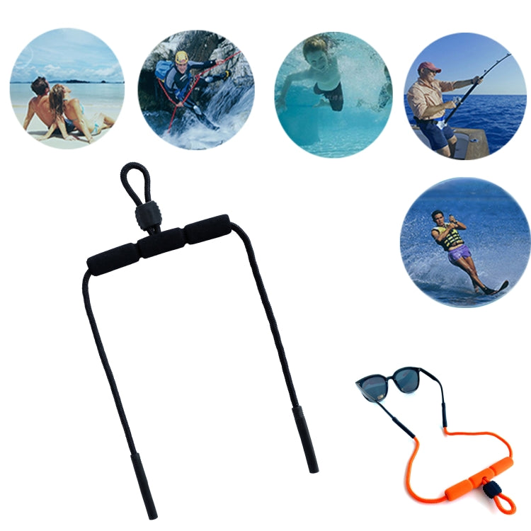 2 PCS Beach Snorkeling Floating Anti-drop Sports EVA Tube Sunglasses Chain Glasses Chain