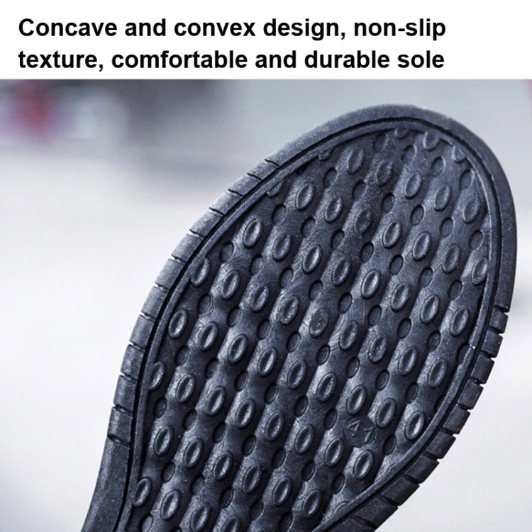 D06 Men Spring Flying Knitting  Shoes Lace Up Sports Casual Shoes, Size: 43