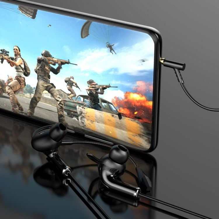 3.5mm Interface Mobile Phone Wire Control Headphones