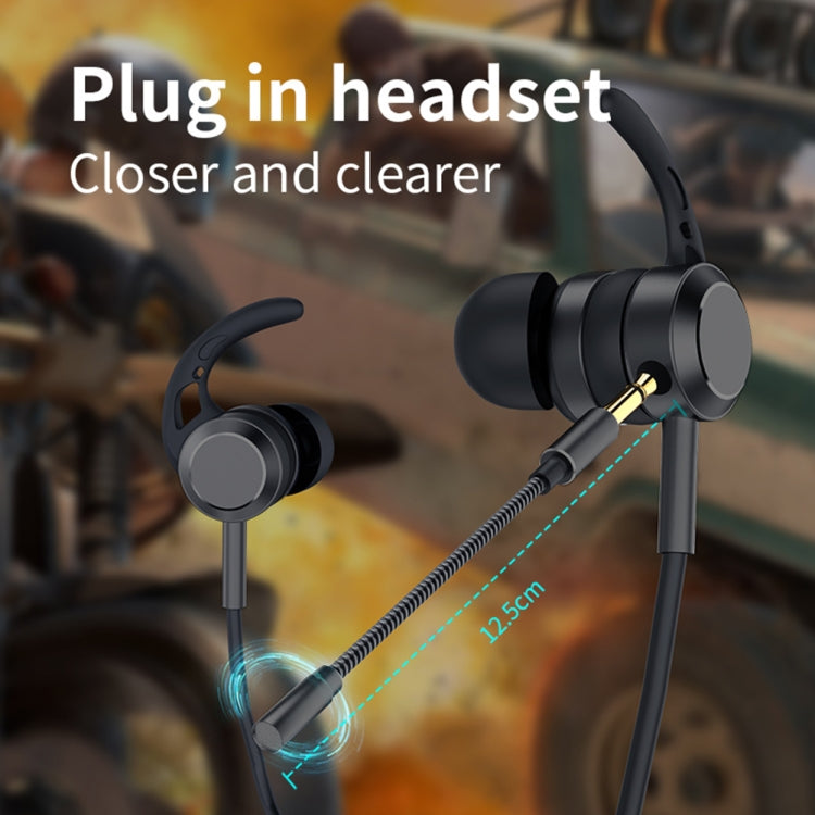 Heavy Bass Metal Wired Double Microphone Electric Versus Headphones, Colour: 3.5mm Interface