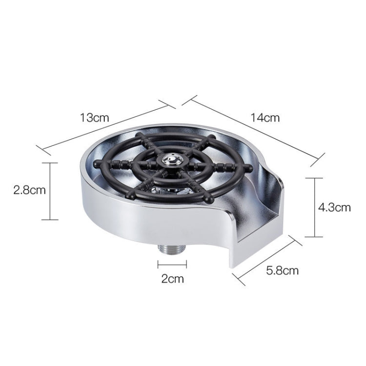 Automatic Faucet High Pressure Spray Washer, Style: Silver