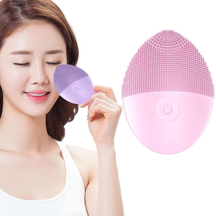 2 PCS Mini Silicone Cleansing Instrument Washing Face Brush