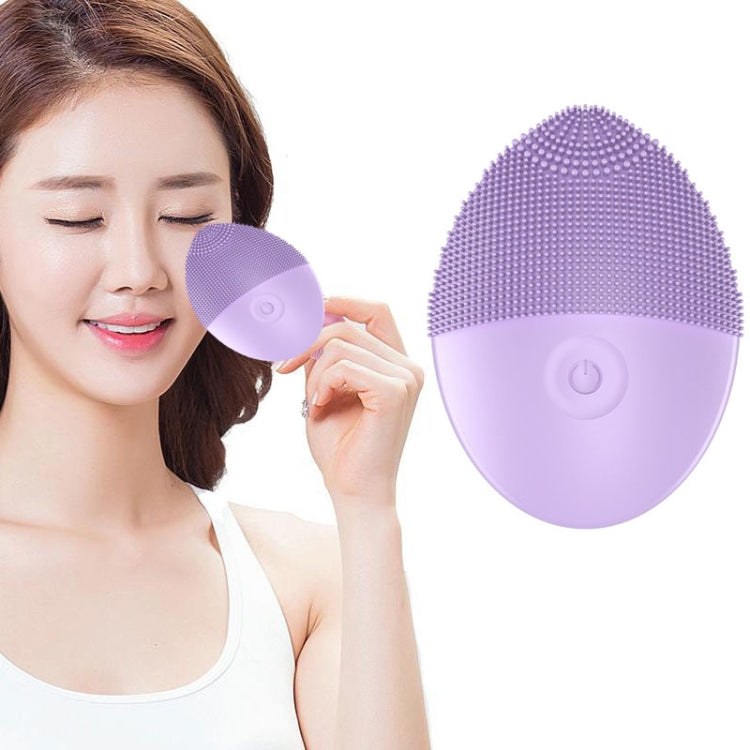 2 PCS Mini Silicone Cleansing Instrument Washing Face Brush