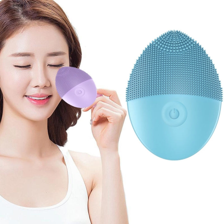 2 PCS Mini Silicone Cleansing Instrument Washing Face Brush