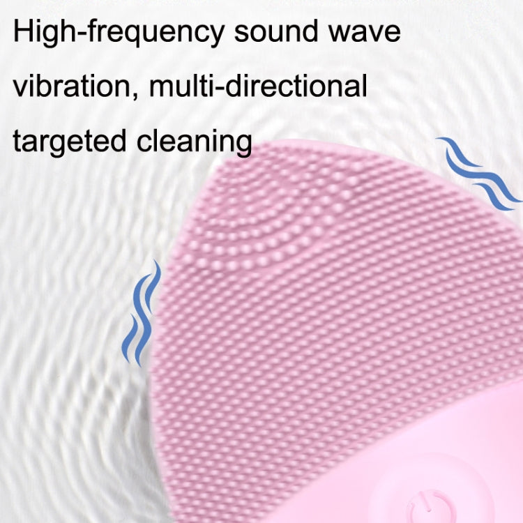 2 PCS Mini Silicone Cleansing Instrument Washing Face Brush