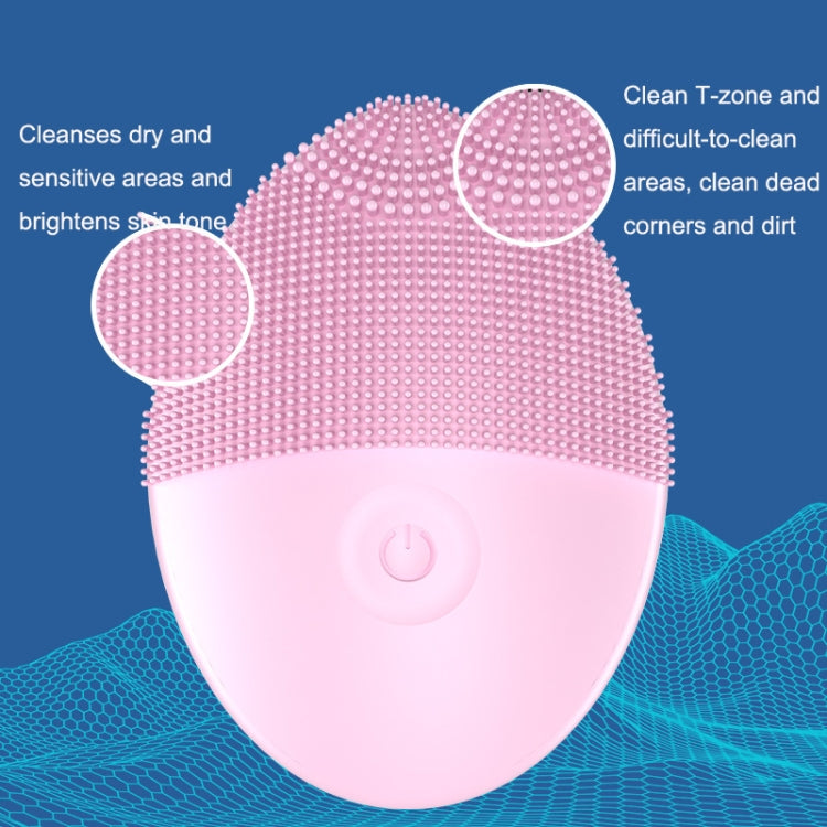 2 PCS Mini Silicone Cleansing Instrument Washing Face Brush