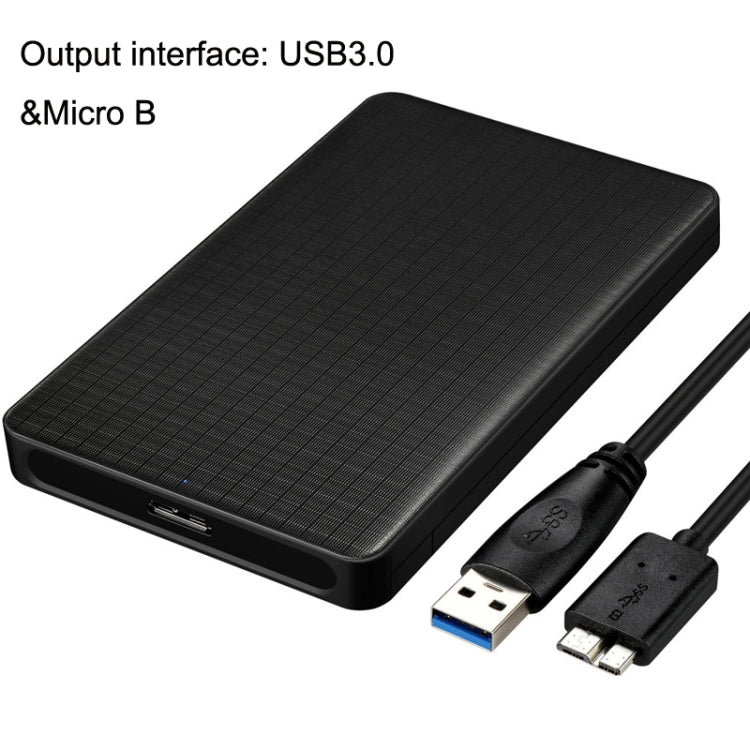 E39 2.5 Inch USB3.0 SATA Mobile Hard Disk Box(Black)