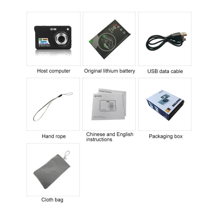 K09 48 Million Pixel CCD HD Digital Camera Retro Self-Portrait Video Camera