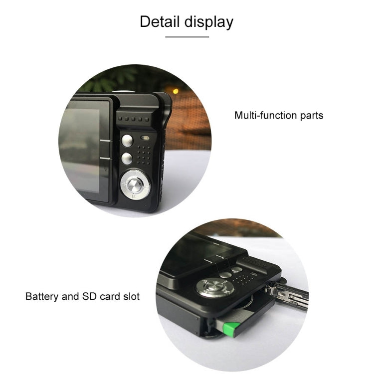 K09 48 Million Pixel CCD HD Digital Camera Retro Self-Portrait Video Camera