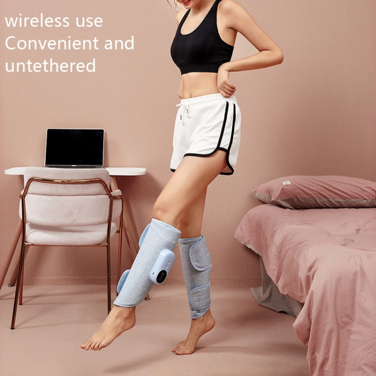 Home Constant Temperature Wireless Leg Massage, Style: Pink Single Hot Compress+Air Pressure+Vibration