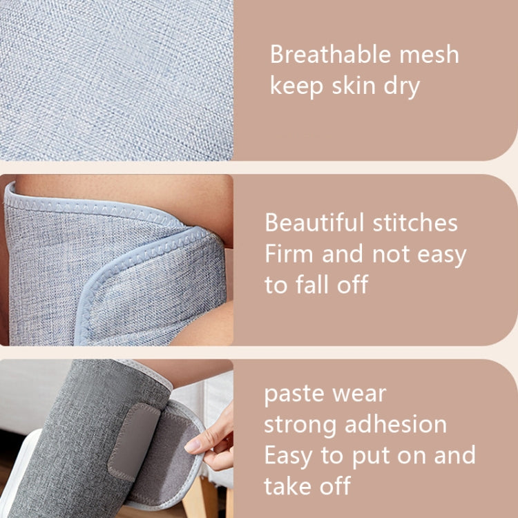 Home Constant Temperature Wireless Leg Massage, Style: Pink Double Hot Compress+Air Pressure+Vibration